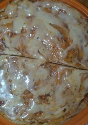 Una foto de Pizza