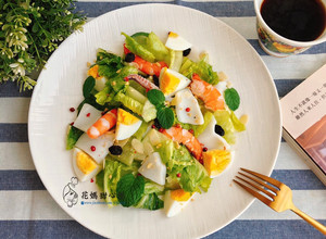香檸海鮮沙拉 的食譜成品照片