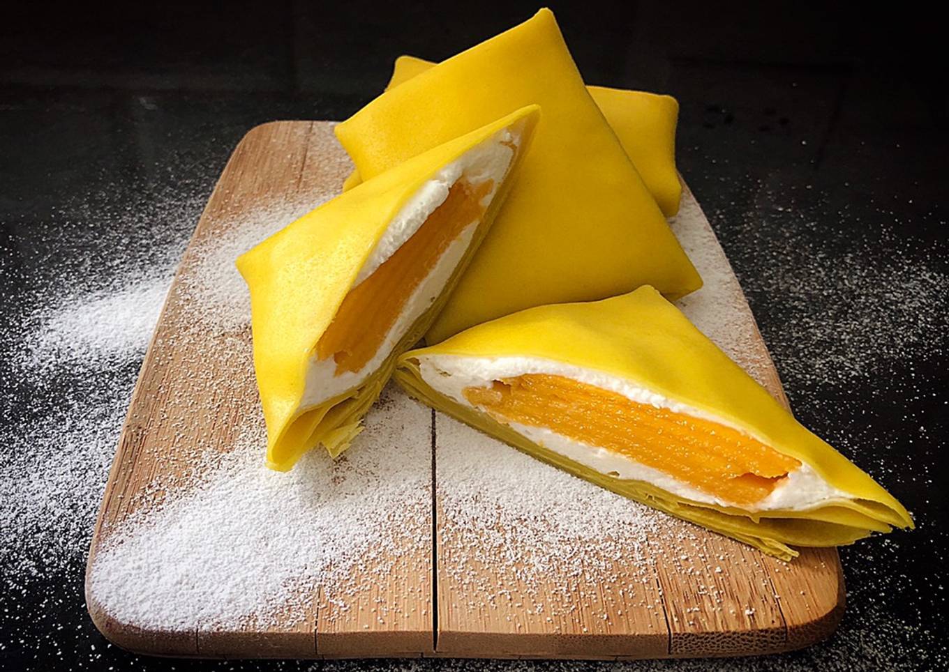 mango crepe