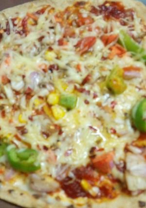 A picture of Roti pizza.