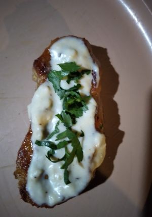 Una foto de Lomo de cerdo con salsa bechamel