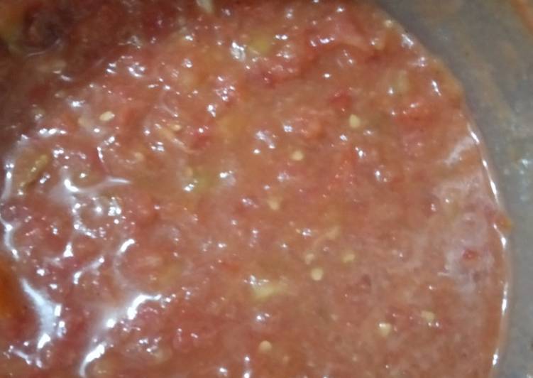 Salsa de tomate para tostadas
