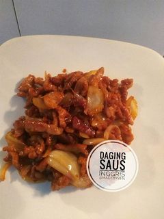 Foto resep Daging Saus Inggris