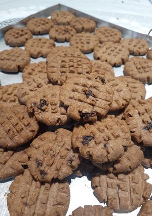 Foto resep 71. Kue Kering Chocodrink Kismis (kue kering coklat kismis)ala Reg’s Dish 🍽