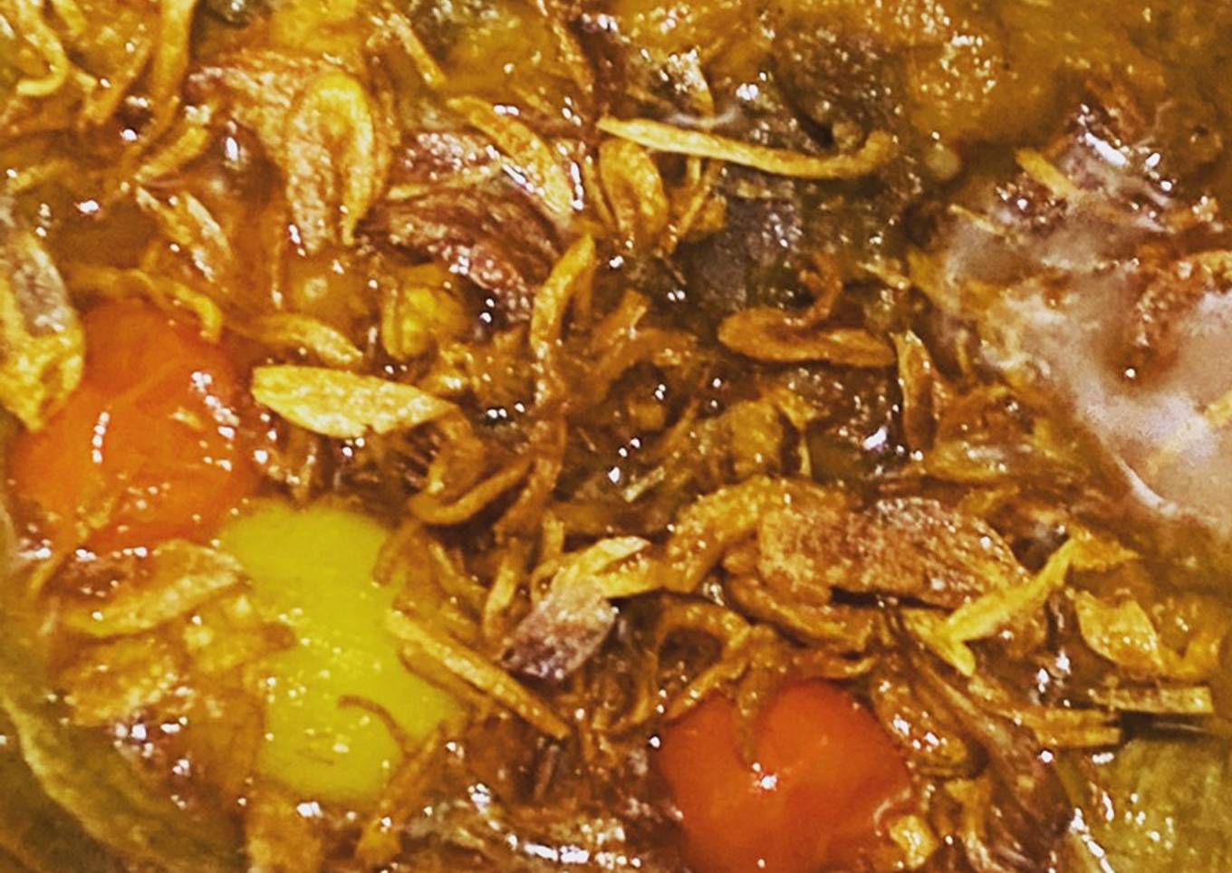 Krengsengan Daging