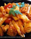 Olasz csirkés-mozzarellás penne