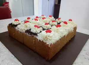 Foto resep Bolu potong moka(irit telur,lembut,no seret)