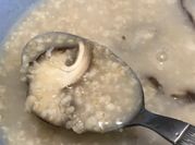 Gambar bubur jamur shitake