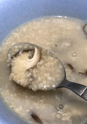 Foto resep Bubur Oatmeal Jamur Shitake