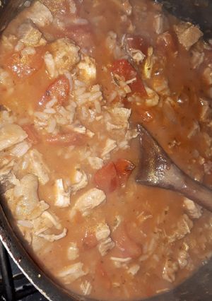 Una foto de Arroz Con Pollo Y Cerdo