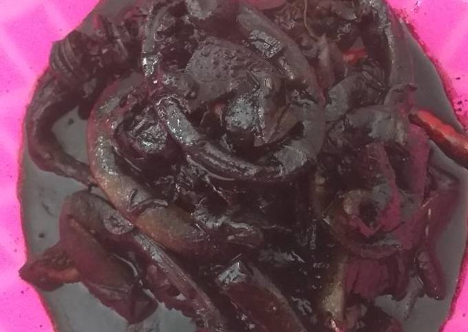 Resep Cumi masak Hitam oleh Widiantrilogy - Cookpad