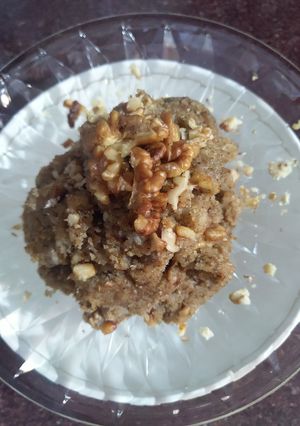 A picture of Walnut Halwa.