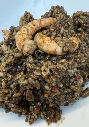Una foto de Arroz Negro Fácil