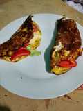 Omelette olímpico vegetariano