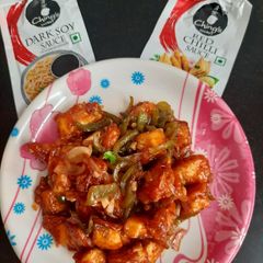 A picture of Paneer chilli.
