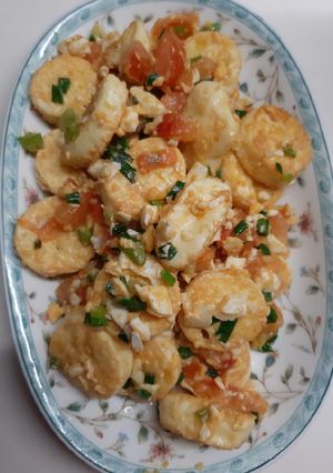 Foto resep Salted egg tofu