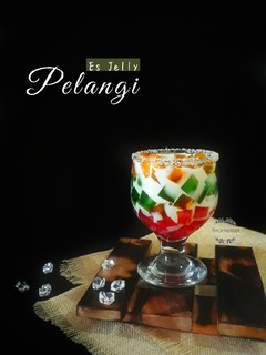 Foto resep Es Jelly Pelangi