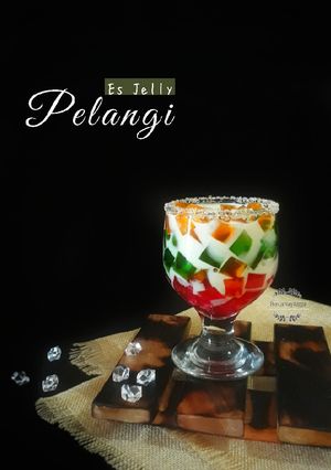 Foto resep Es Jelly Pelangi