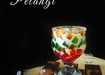 Resep Baru Es Jelly Pelangi Paling Enak