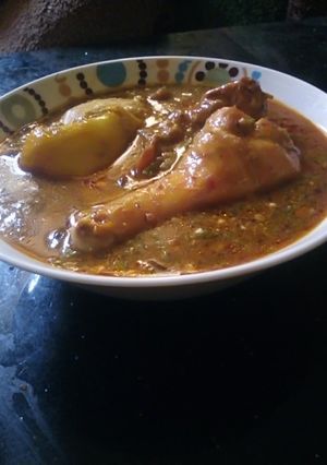 A picture of Fresh okro soup.