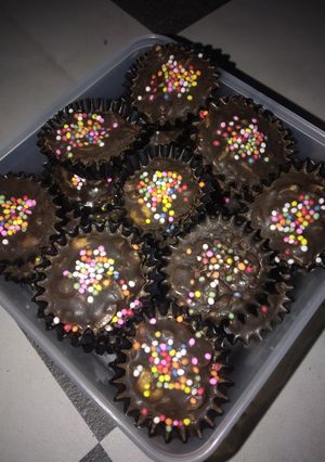 Foto resep Coklat kacang cup