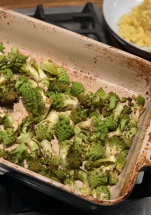 A picture of Roasted Romanesco.