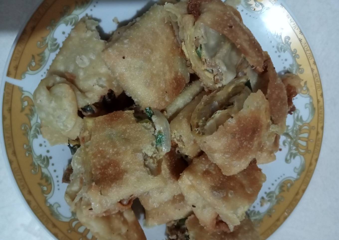 Martabak mesir metode margarin