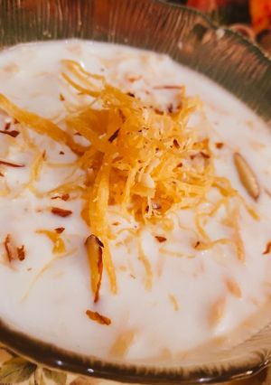 A picture of Doodh Pheeni.