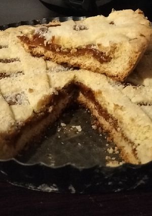 Una foto de Pastafrola de dulce de leche