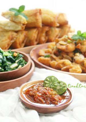 Foto resep Sambal terasi pedas