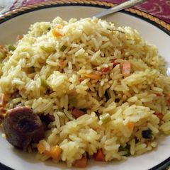 Simple mixed rice(dafaduka) A picture of Simple mixed rice(dafaduka).