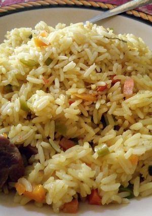 A picture of Simple mixed rice(dafaduka).