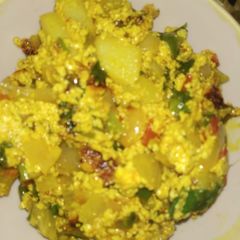 Paneer bhurji A picture of Paneer bhurji.