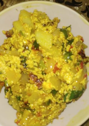 A picture of Paneer bhurji.