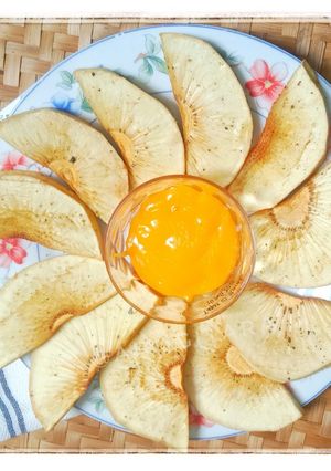 Foto resep Sukun Goreng Bumbu Oregano Saus Keju
