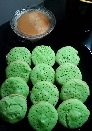 Foto resep Serabi ijo kuah kinca