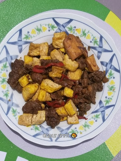 Foto resep Tumis Daging Sapi Tahu Kecap
