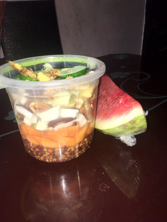 A picture of My special tiger nut drink(kunun aya)🥛🍶.