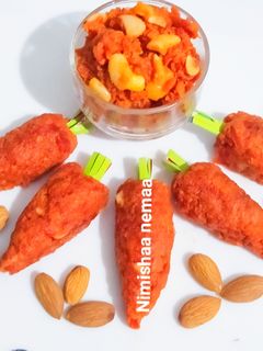 गाजर का हलवा(Gajar ka halwa recipe in Hindi) रेसिपी मुख्य फोटो