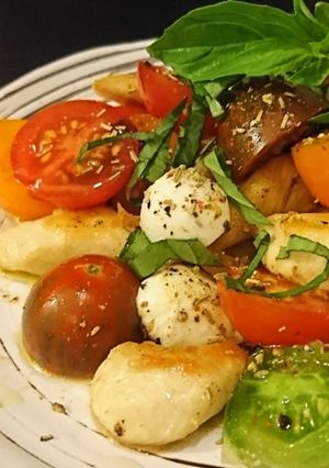 地中海蕃茄雞肉沙拉 的食譜成品照片