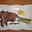 T-Bone Steak με Σπαράγγια