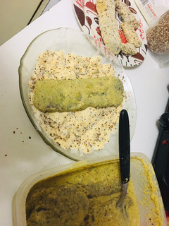 Una foto de Milanesa de "carne" vegetal (Legumbreal) (Sin TACC / Gluten Free / Vegan)