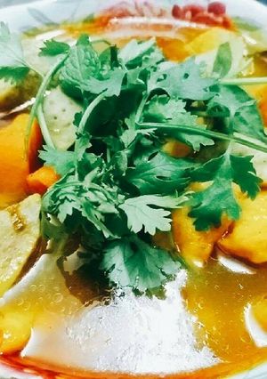Hình của món Canh lagu chay.
