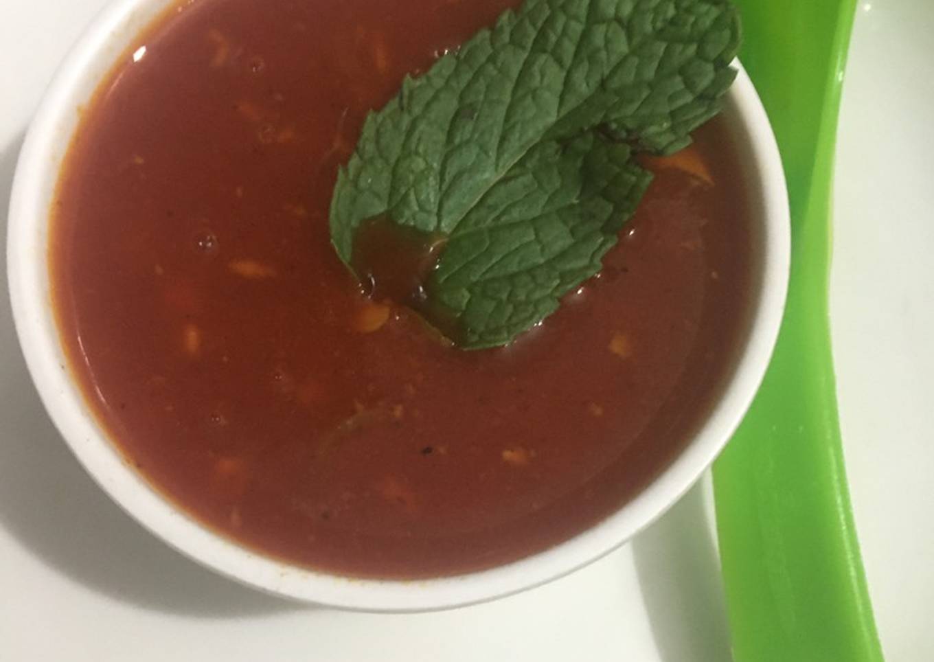 Tangy beetroot soup
