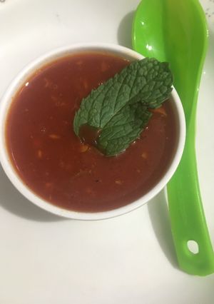 A picture of Tangy beetroot soup.