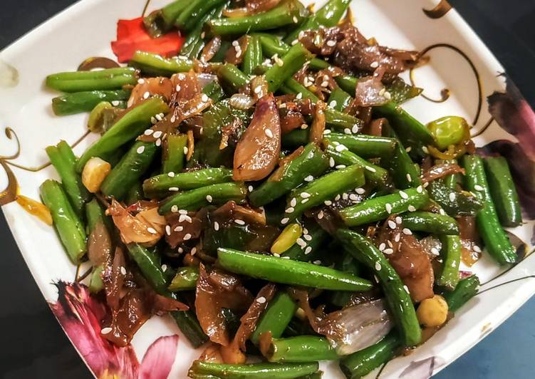 Sauteed beans