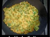 Spring onion omelet