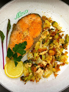 عکسی از دستور ماهی سالمون نروژی