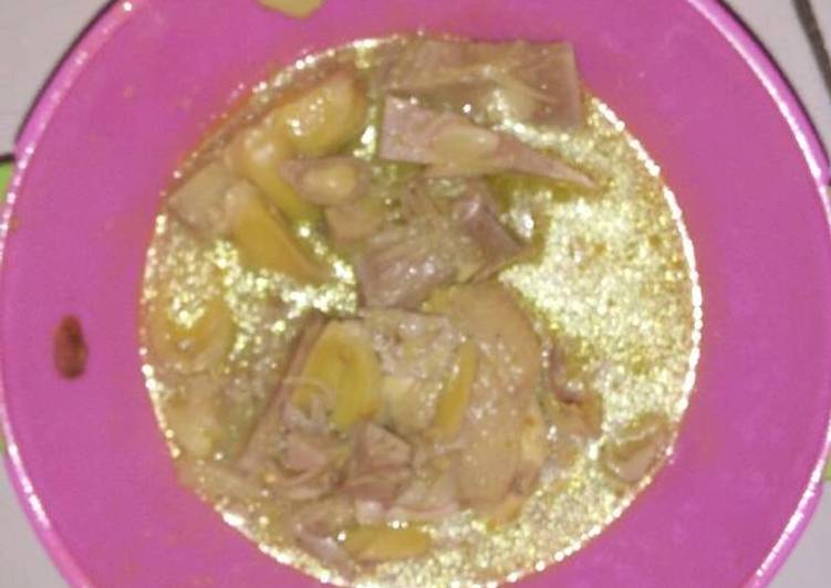 Resep Sayur nangka campur ayam yang simpel