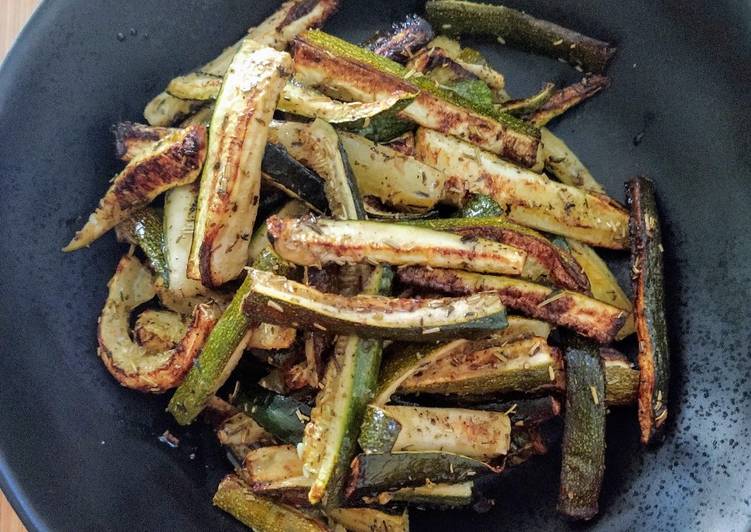 Comment Faire Des Courgettes grillées au four